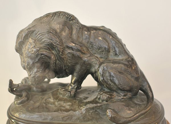 Lion au seprnt. Antoine Barye